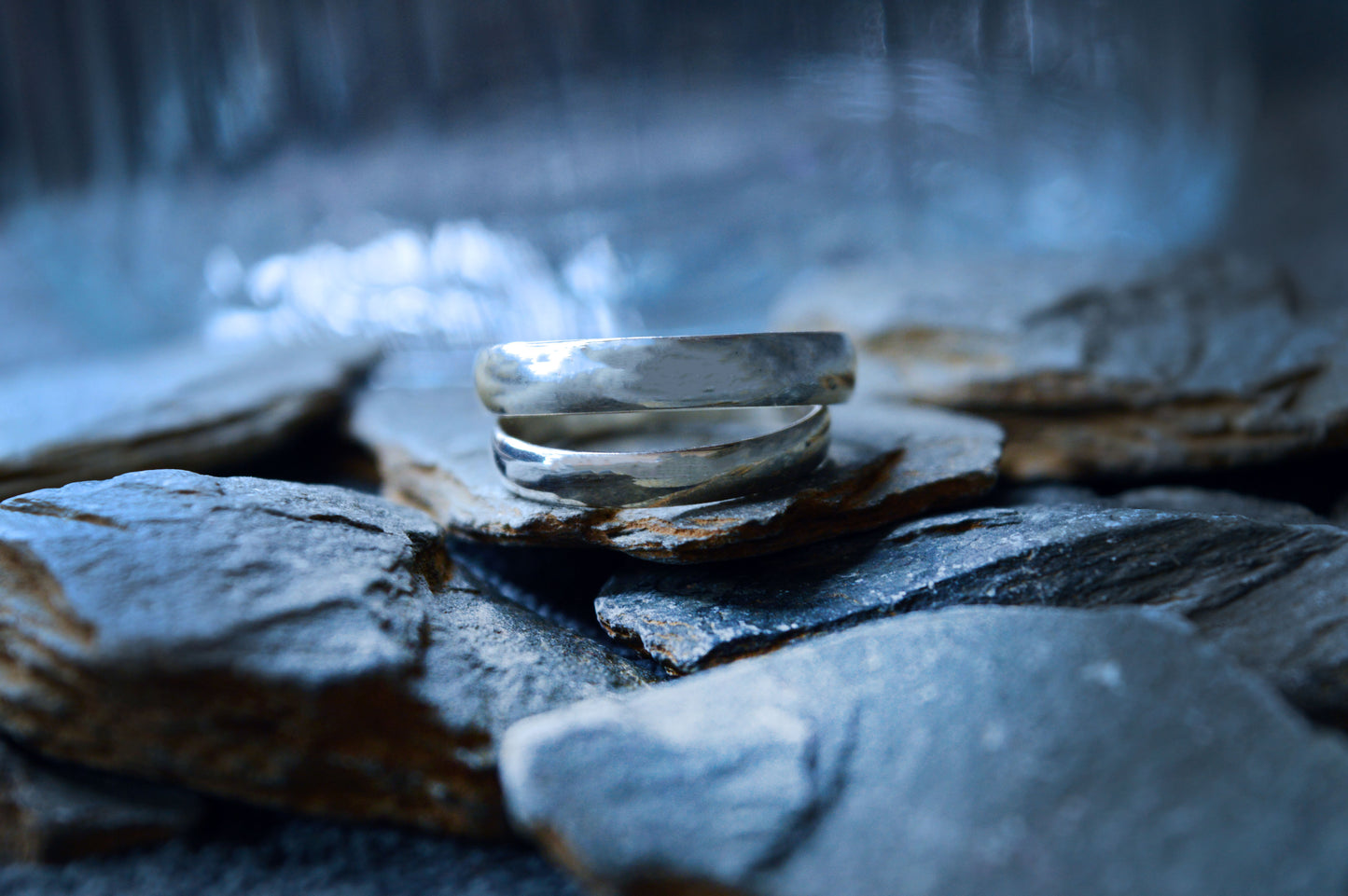 Wedding band set