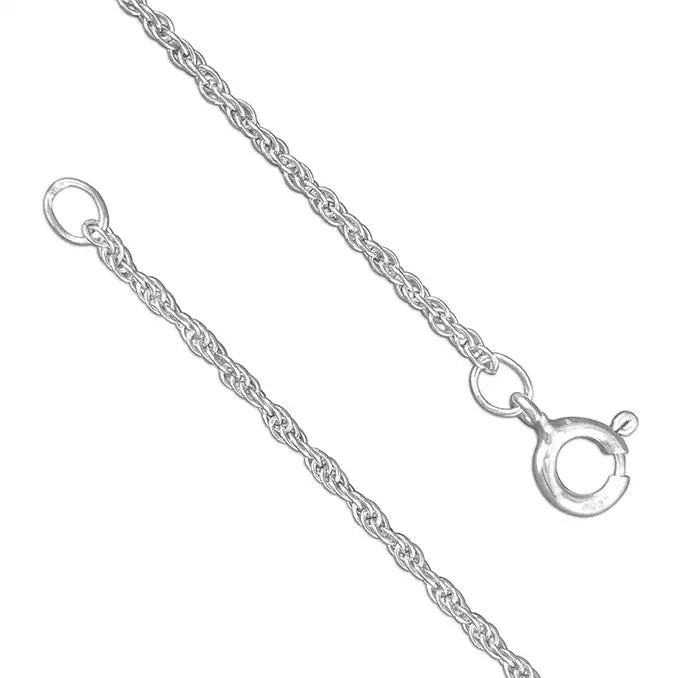 Sterling Silver Rope Chain – Prince of Wales