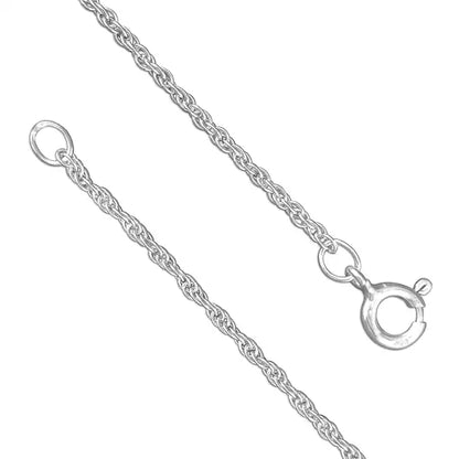 Sterling Silver Rope Chain – Prince of Wales