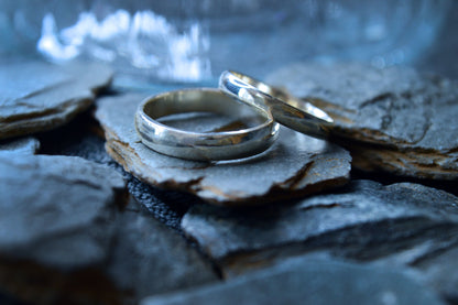 Wedding band set