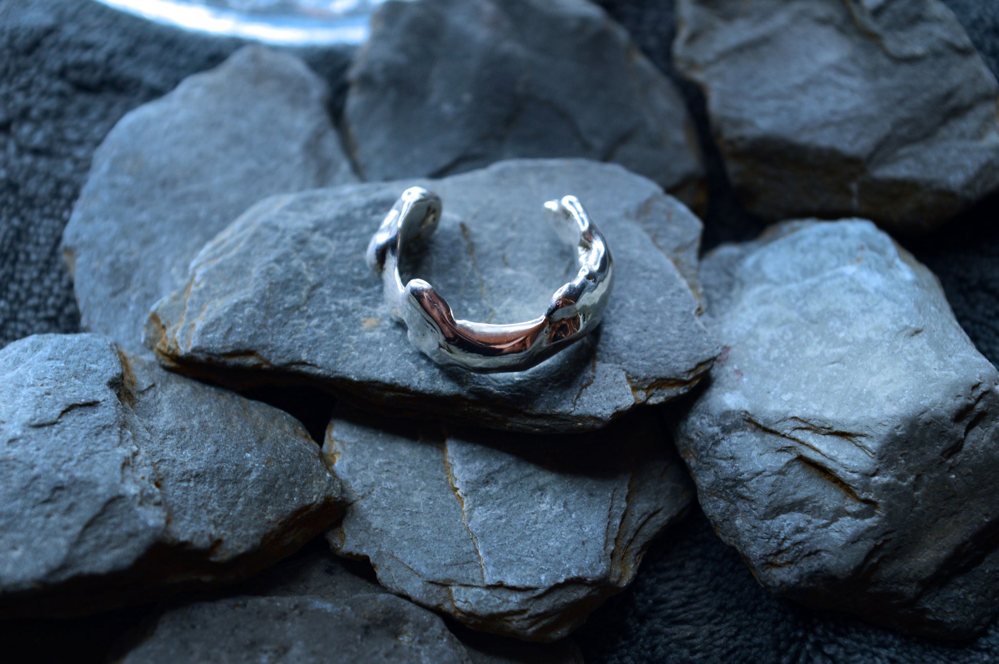 Sterling silver adjustable ring, handmade to order